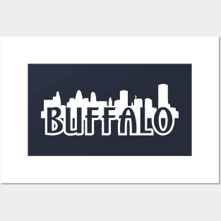 Buffalo New York Skyline Posters and Art